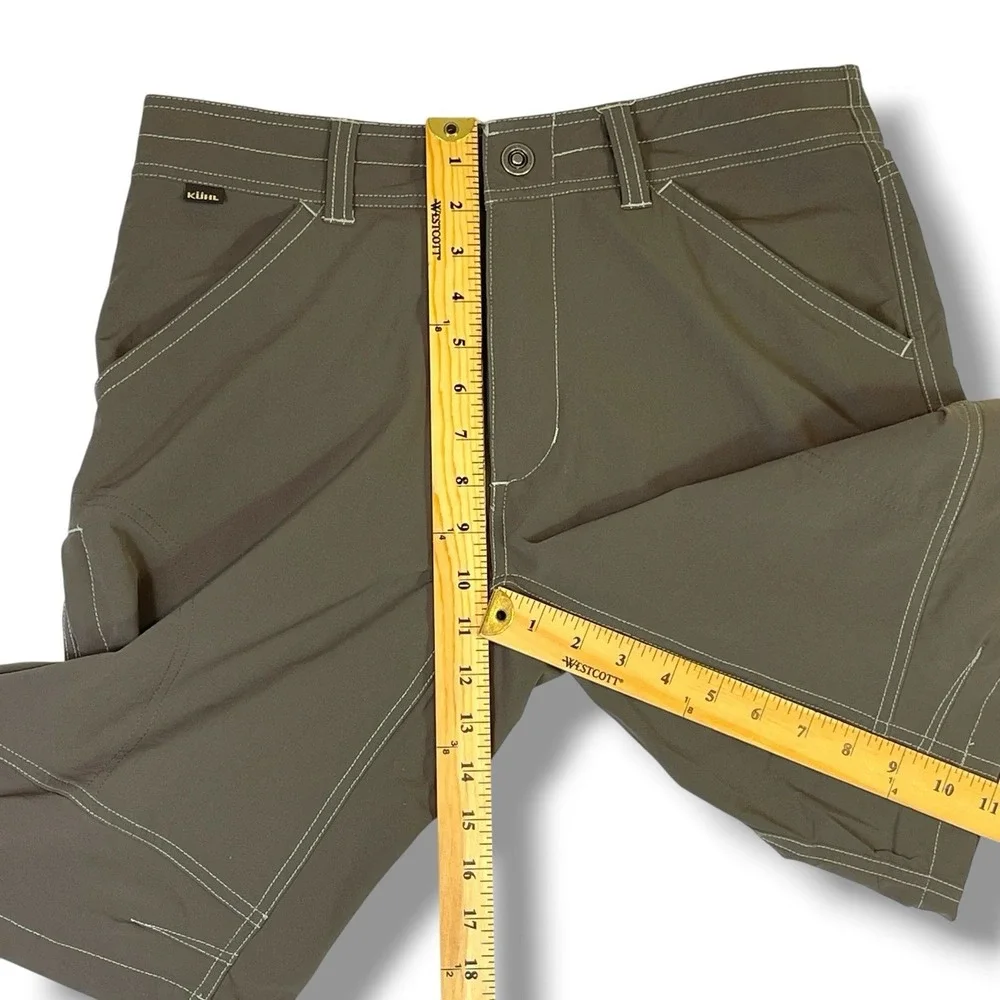 Kuhl Renegade Men 32 Hiking Shorts Brown Stretch Contrast Stitch 11" Inseam - Picture 9 of 12